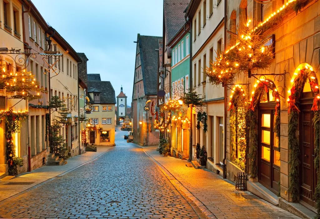 Rothenburg ob der Tauber er en av de vakreste og mest romantiske landsbyene i Europa, i Franken-regionen i Bayern, Tyskland.